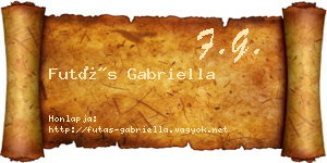 Futás Gabriella névjegykártya