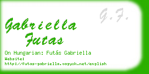gabriella futas business card