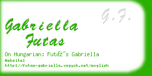 gabriella futas business card